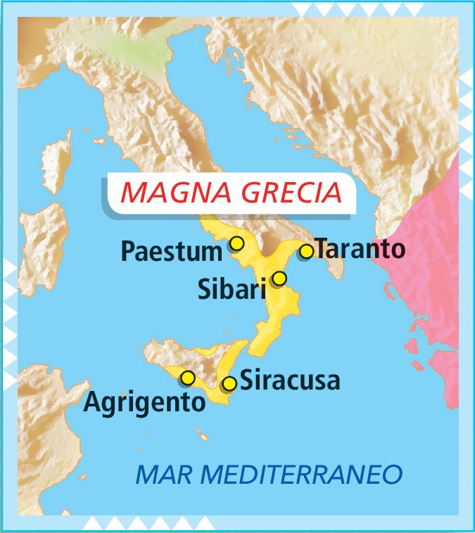 Ricordo Cavallo Di Troia Sconosciuto Cartina Colonie Greche Feudale 
